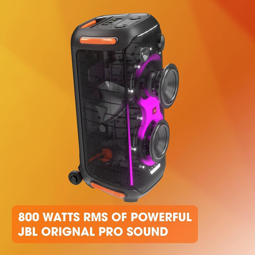 Jbl Partybox 110 JBLPARTYBOX110EU Głośnik Bluetooth, Czarny, ‎24 x 69 x 2,5 cm
