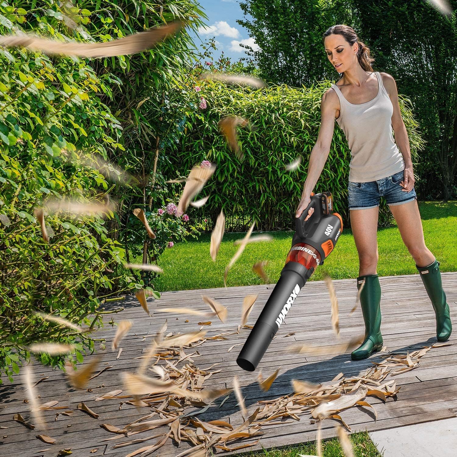 WORX WG584E Soplador de Hojas 40V (220V) 145km/h, 40 V