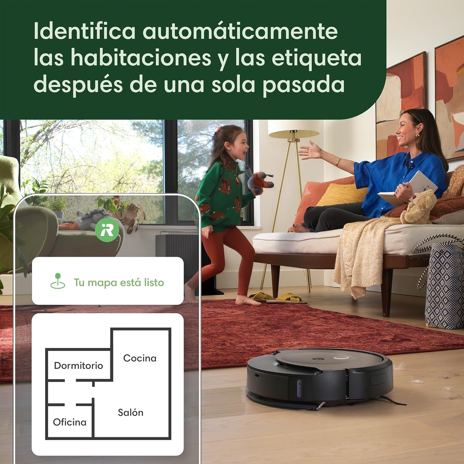iRobot Roomba Combo 10 MAX + Base AutoWash, Robot Aspirador y friegasuelos, Multifuncional autolimpiable, rellena el depósito Agua, Lava&Seca mopa, autovaciado, mopa retráctil, Evita obstáculos, App