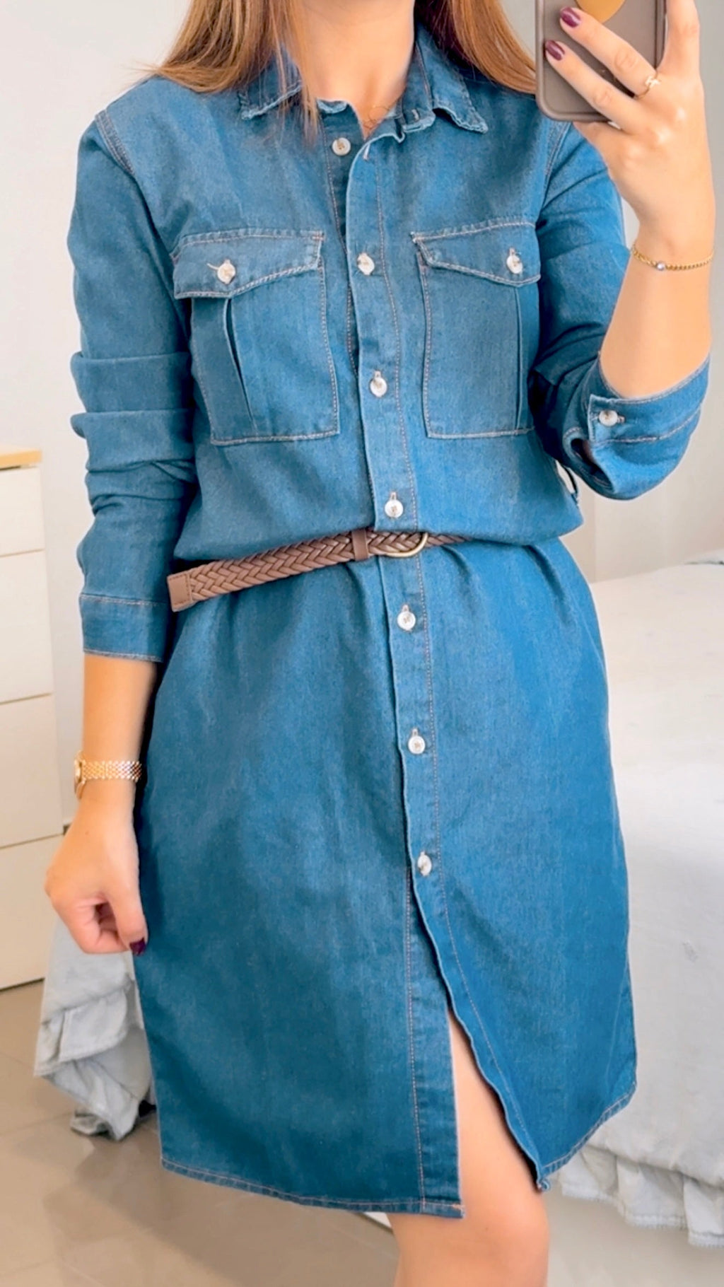 VESTIDO CINTUR¨®N TRENZA