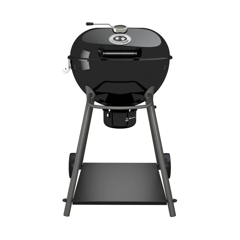 2026 Barbacoa de Carbón Outdoorchef KENSINGTON 570 C – Sistema Slide-Trichter para calor directo/indirecto – Negro