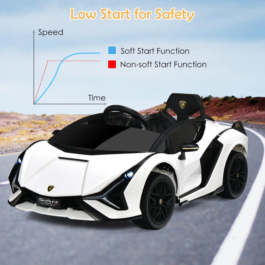 Lamborghini Licenciado Eléctrico con Suspensión y Bluetooth