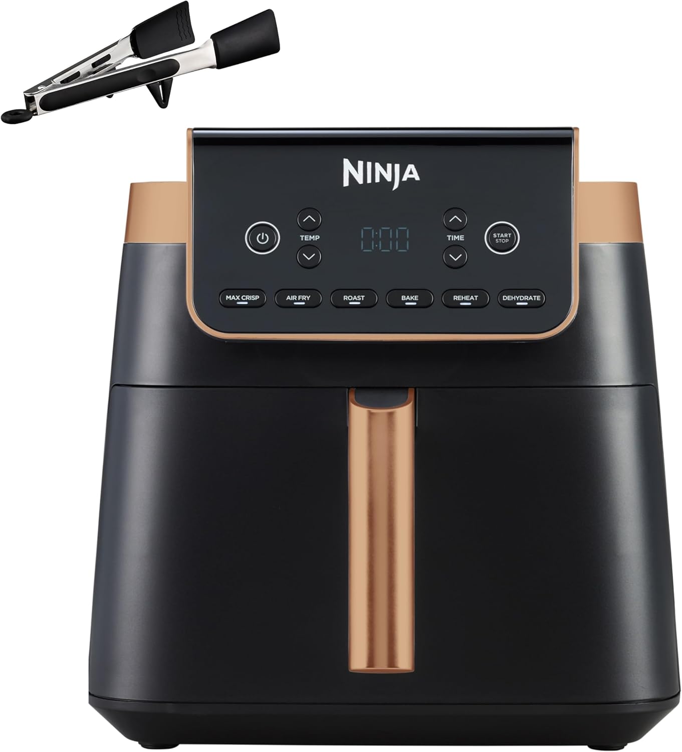 Ninja Double Stack XL Pionowa frytkownica beztłuszczowa z podwójną szufladą, 4 poziomami gotowania, 2 szufladami, 2 rusztami, konstrukcja oszczędzająca miejsce, pojemność 9,5 l, 6 funkcji, SL400EUCP