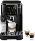 De'Longhi Magnifica Start Superautomatic Coffee Maker, LatteCrema Automatic Milk Jug, 4 One-Touch Beverages, Soft Touch Controls, Black (ECAM220.91.B)