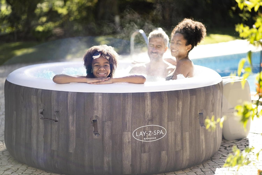 Bestway - SPA Hinchable Lay-Z-SPA Bahamas para 2-4 Personas Redondo 180 x 66 cm