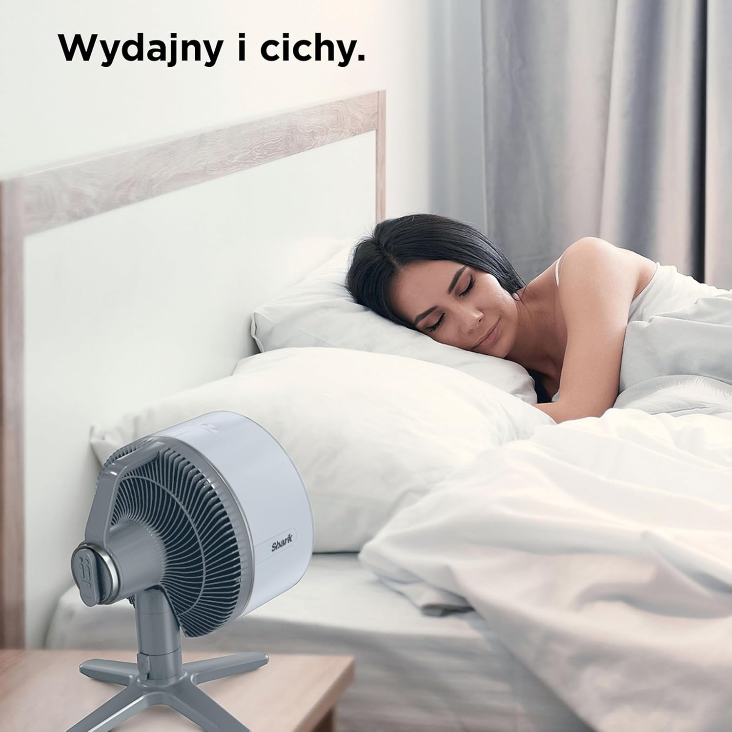 Shark FlexBreeze TableMate Wentylator bezprzewodowy wewnętrzno-zewnętrzny, do 24 godz. pracy, wydajne chłodzenie, zasięg 20 m, cichy, 5 szybkości, oscylacja, zdalne sterowanie, zimowa mgła, FA150EU