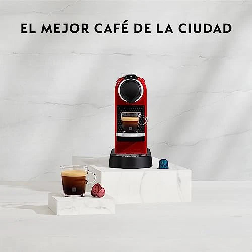 2025 Cafetera de cápsulas Krups Nespresso Pixie Redesign | Espresso y lungo | Estilo industrial | Bajo consumo energético | Apagado automático | Bandeja ajustable | Cápsulas reciclables | Modelo XN306T