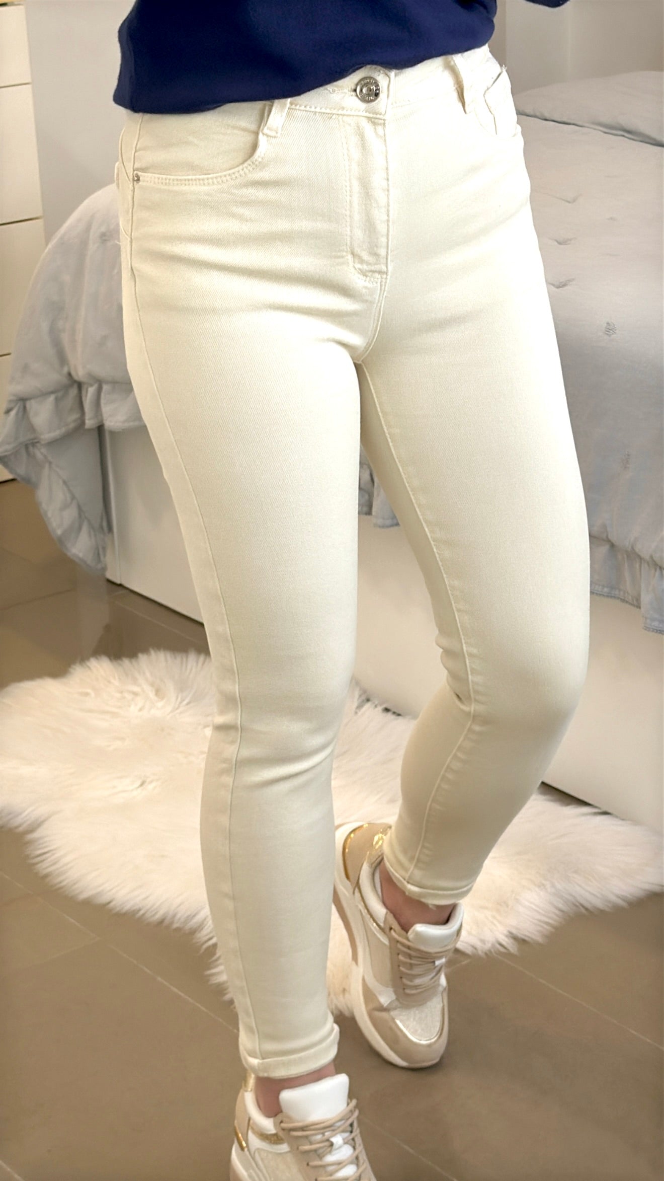 PANTAL¨®N FOLYROSE BEIGE