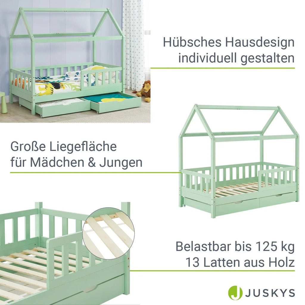 2026 Cama infantil Marli 90 x 200 cm con cajones de almacenamiento