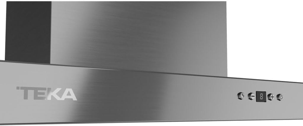 TEKA Campana Extractora de Pared con Motor EcoPower, 4 Velocidades, Display Blanco, 60 cm, DSH 686