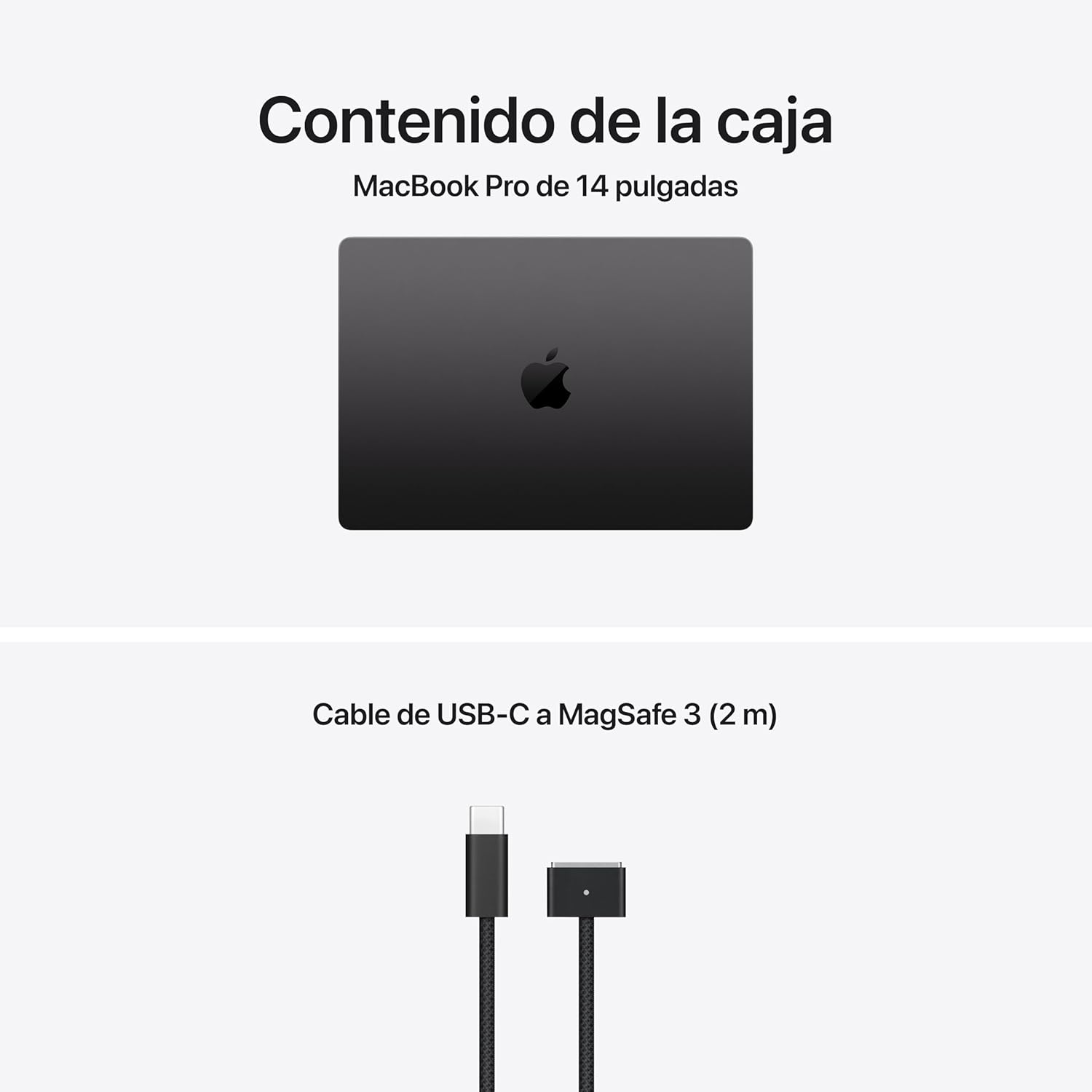 MacBook Pro Portátil de 14,2" con M5,CPU de 10 núcleos y GPU de 10 núcleos: Creado para Intelligence, Pantalla Liquid Retina XDR y 16 GB de Memoria unificada, 512GB; Negro Espacial