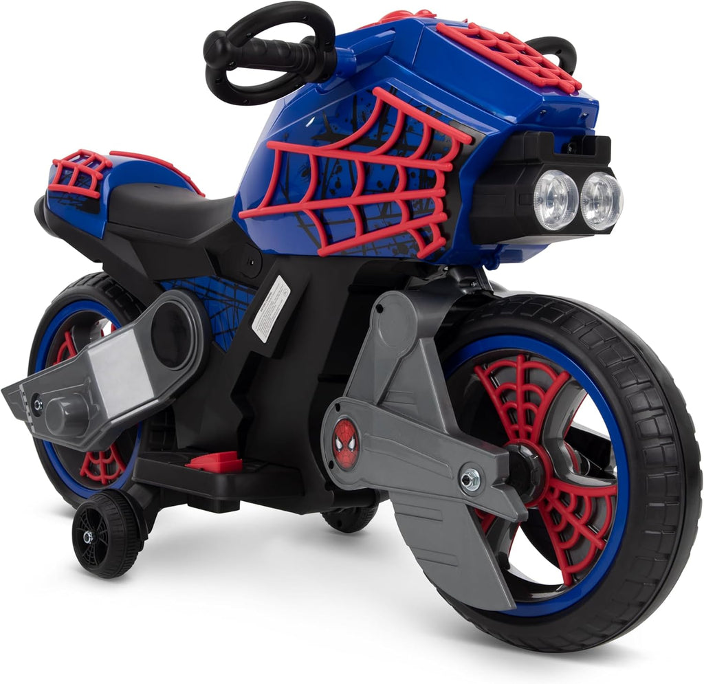 Huffy Spiderman 6V Paseo en Motocicleta para niños 3-7 años