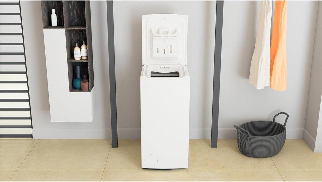 Whirlpool - Lavadora carga superior 6.5 kg TDLR 65230SS EU/N blanco, 1200 rpm, tecnología 6th sense y freshcare, motor universal, eficiencia NEL D