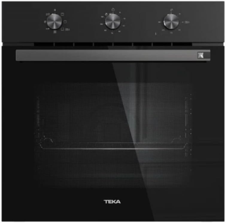 TEKA Horno Multifunción 60cm, HydroClean ECO, 6 Funciones, Guías Plus Extension, Bandeja Antivuelco, Clase A+, Modelo NEO HSB 6150 FBK
