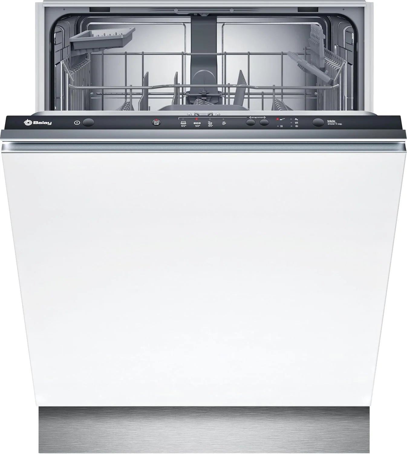 Balay Built-in Dishwasher, 12 Service, 60 cm Width, Half Load, Fast Program, Quiet, 3VF304NP