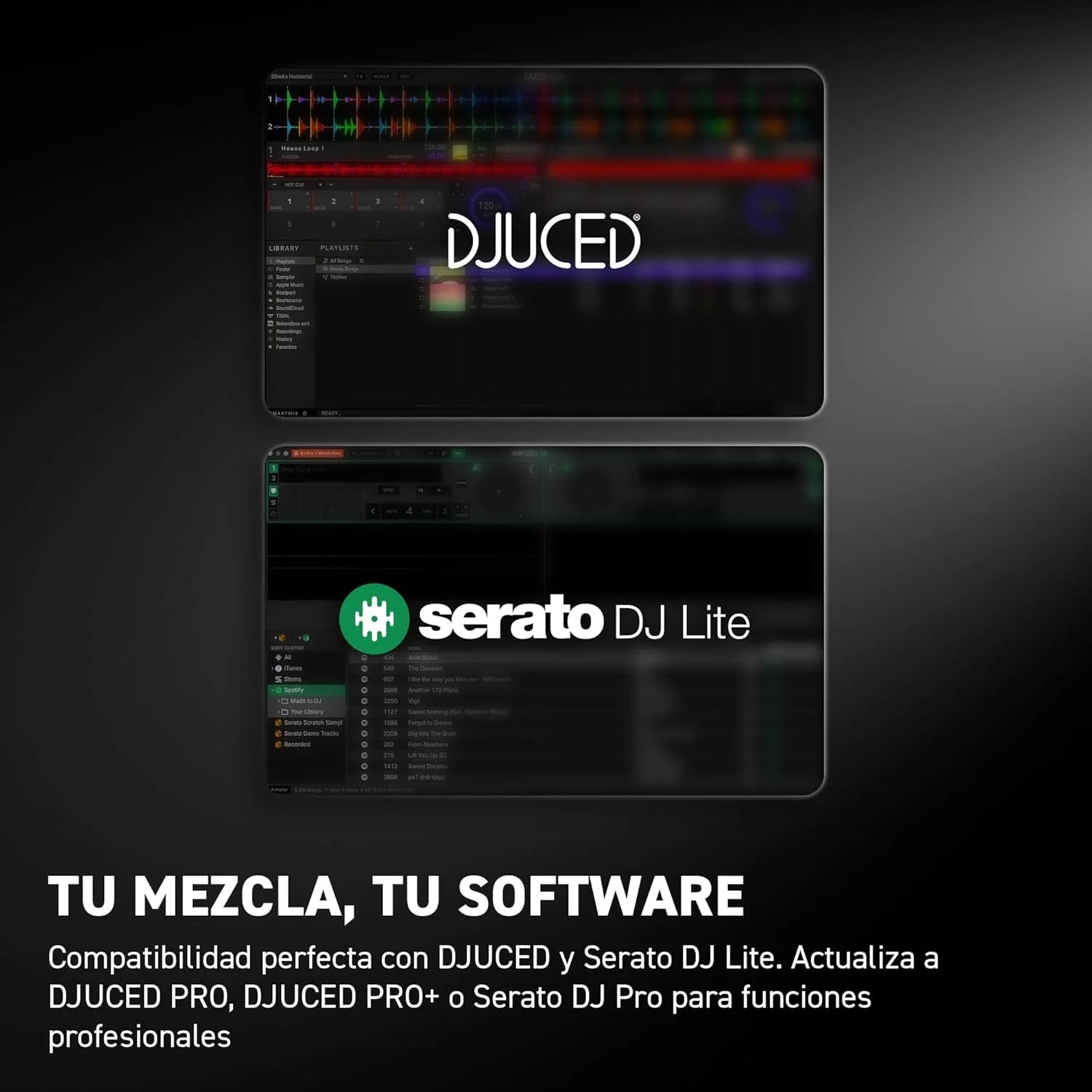Hercules DJControl Inpulse 500 2 Deck USB DJ Controller for Serato DJ Lite and DJUCED