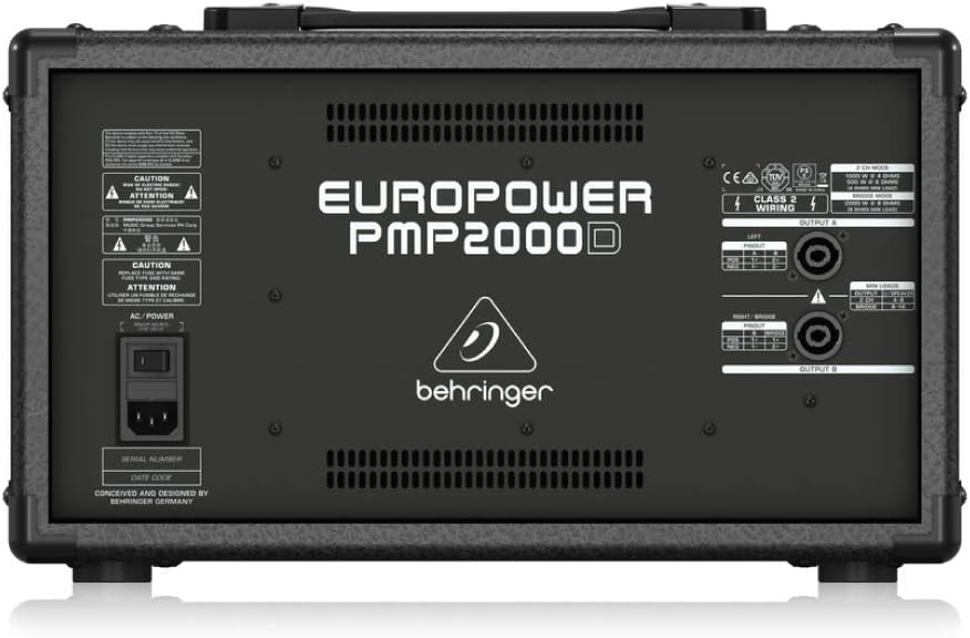 Behringer Pmp2000D - Mesa de mezclas