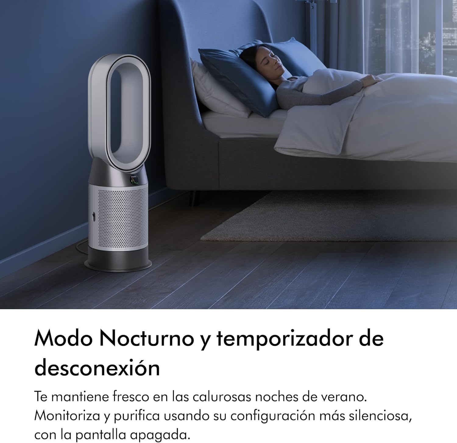 Purifier Hot+Cool™ Gen1 HP10 purificador de aire y calefactor – purificación, función calefacción y refrigeración (Plata)