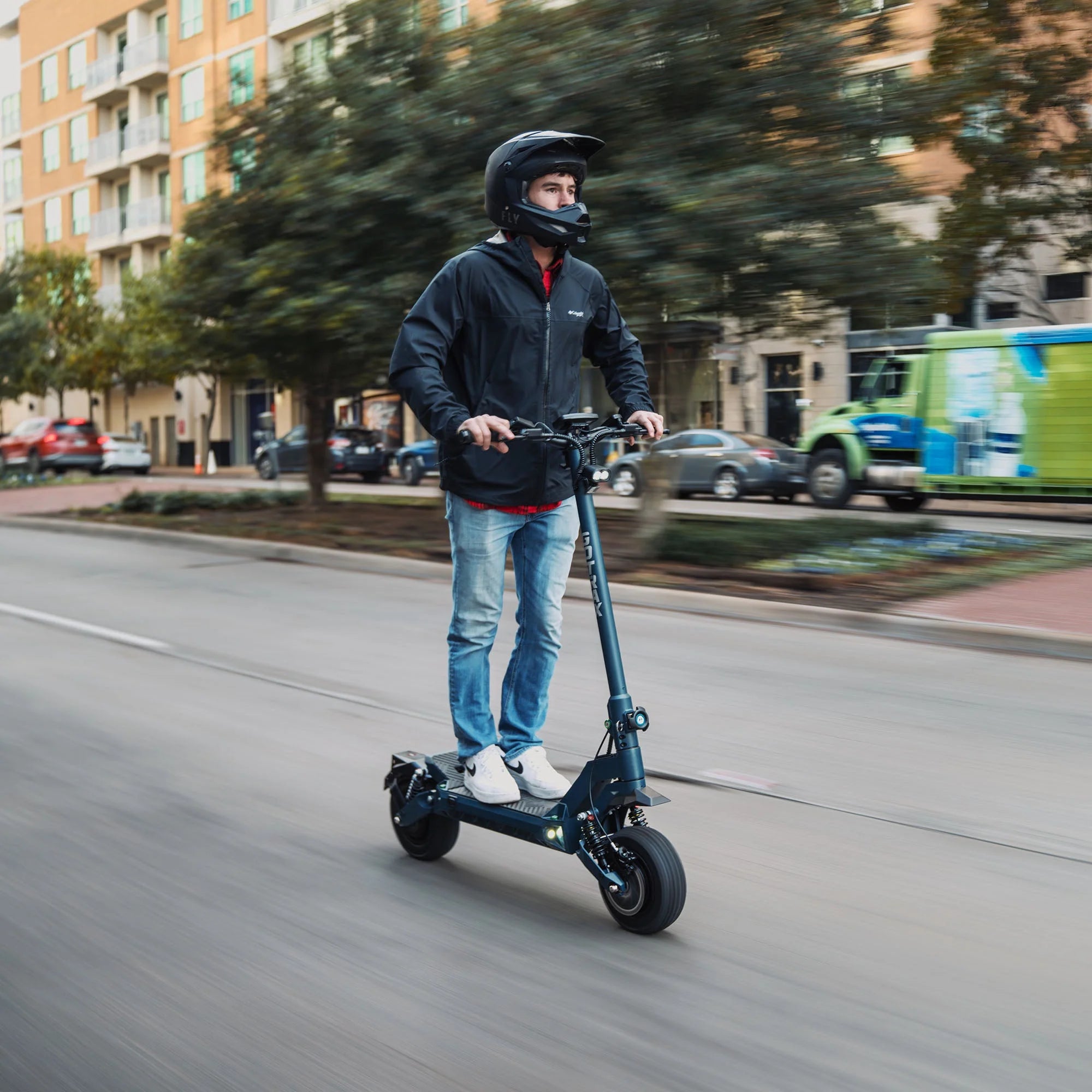 2026 Gotrax GX3 Patinete Eléctrico Todoterreno – Doble Motor Potente, Velocidad Máxima 64 km/h, Neumáticos Todoterreno
