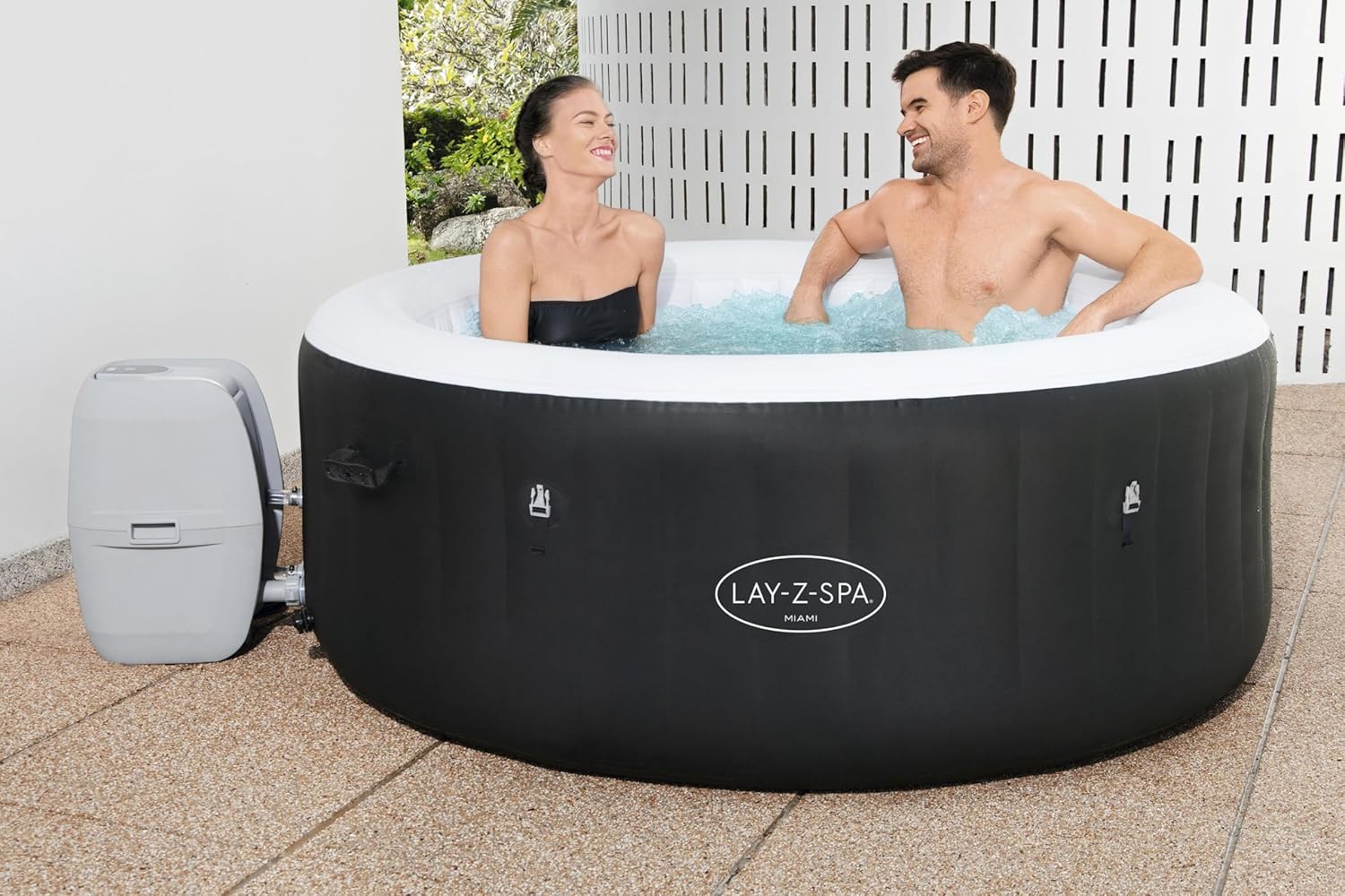 Bestway Lay-Z-SPA 71" x 26"/1.80m x 66cm Miami AirJet
