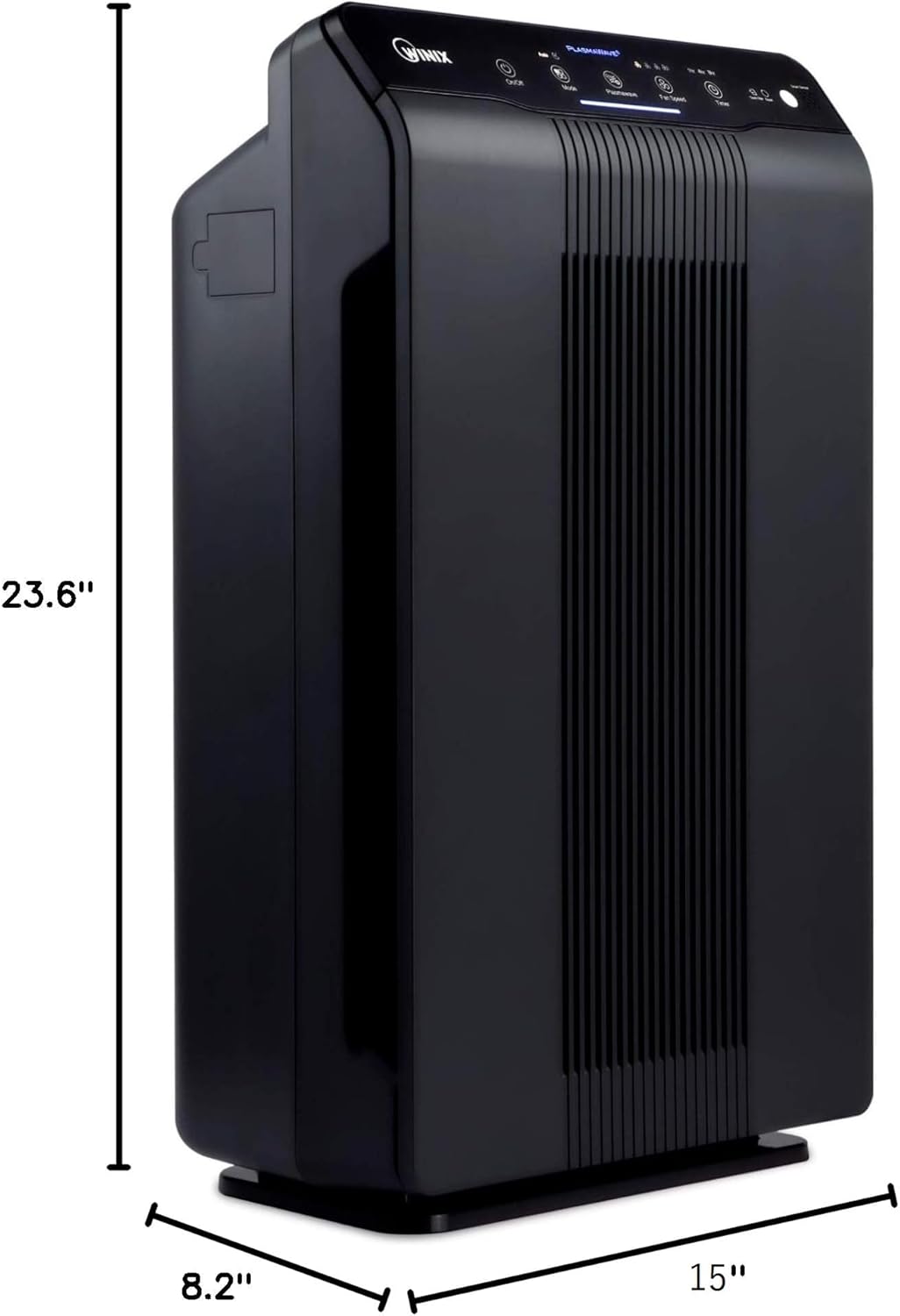 WINIX CADR 5500-2 oczyszczacz powietrza dla alergików, 390 m³/h, 99 ㎡, oczyszczacz powietrza do pomieszczeń dla palących przeciwko alergiom, kurzowi, pyłkom, sierści zwierząt, wskaźnik jakości