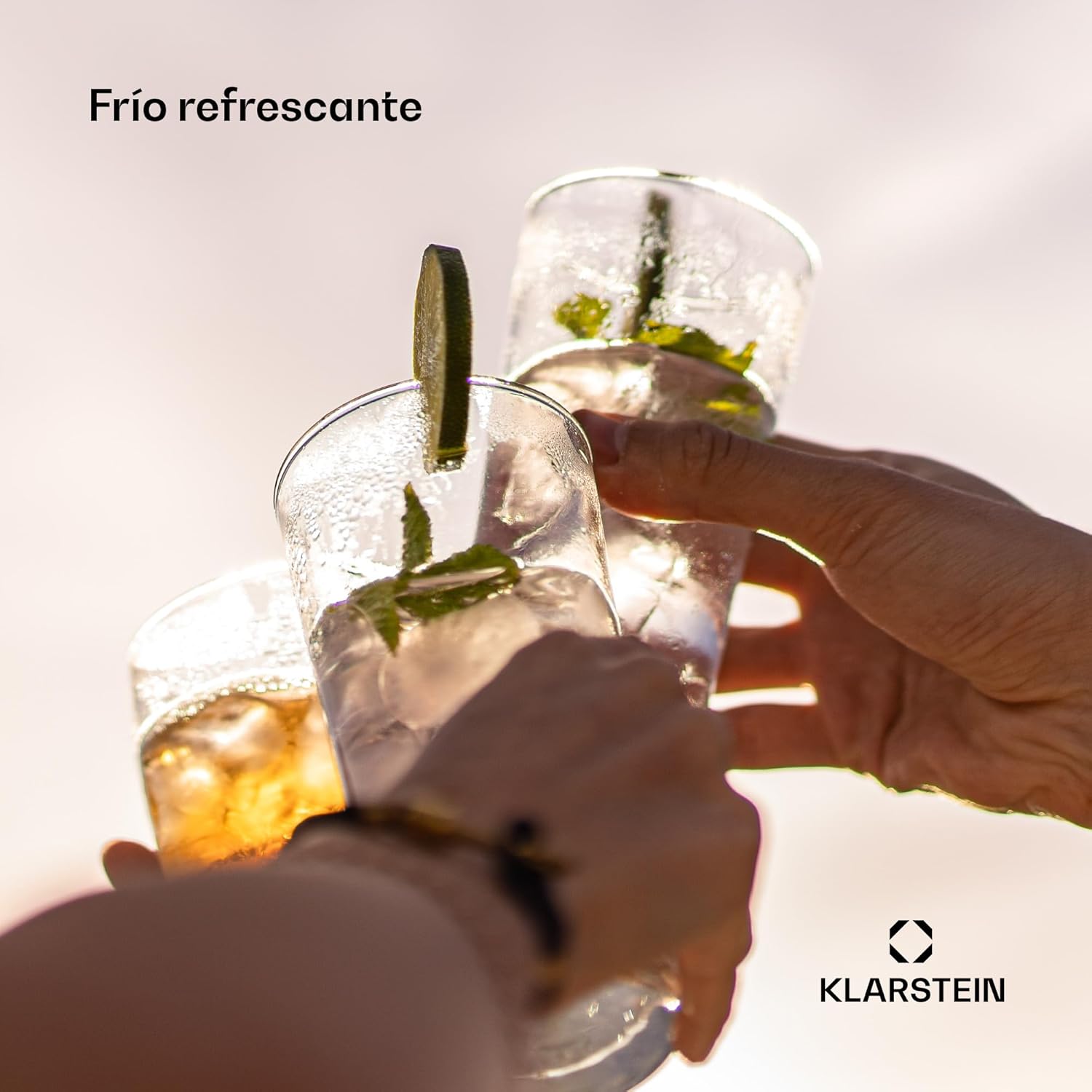 Klarstein Maquina de Hielo Doméstica, 1,8L, Gris oscuro, Ice Maker Encimera 15 kg, para Hacer Cubitos de Hielo y Picado en Casa, con Panel Táctil y Sistema Fácil Limpieza, Función Rápida