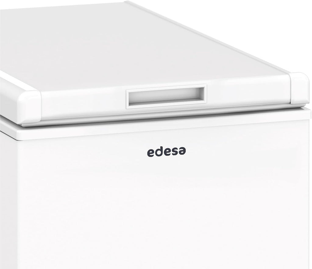 Edesa Congelador Horizontal EZH-0611, Altura 0.84 m, Termostato Ajustable, Fácil Limpieza, Alarma Integrada, Bajo Nivel Sonoro, Gran Capacidad 59 l, Potencia 60W, Color Blanco