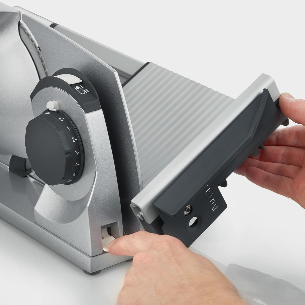 GRAEF MYtiny MT1000 - Cortadora plegable, 170 W, cuchilla Ø170 mm, metálica, corte 0-15 mm, pan, compacta, Made in Germany, plata
