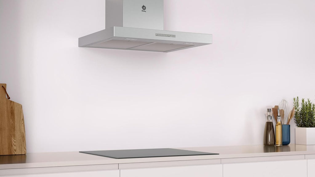 Balay - Campana Decorativa de Pared, Iluminación LED, 60 cm, 4 Potencias, Acero Inoxidable, 3BC067EX