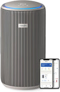 Philips PureProtect 3200 Series Smart Air Purifier, HEPA and Active Carbon Filter, CADR 500m³/h for 130m², Ultra-Quiet, Captures 99.97% Allergens, Connected App (AC3210/12)