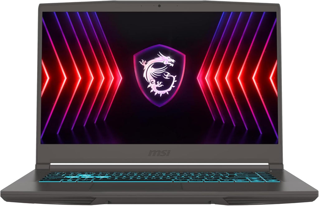 MSI Thin 15 B12UC-1842XES - Ordenador portátil de 15.6" Full HD (Intel Core i5-12450H, 16GB RAM, 512GB SSD, NVIDIA RTX 3050, Sin Sistema operativo) Color Gris - Teclado QWERTY español