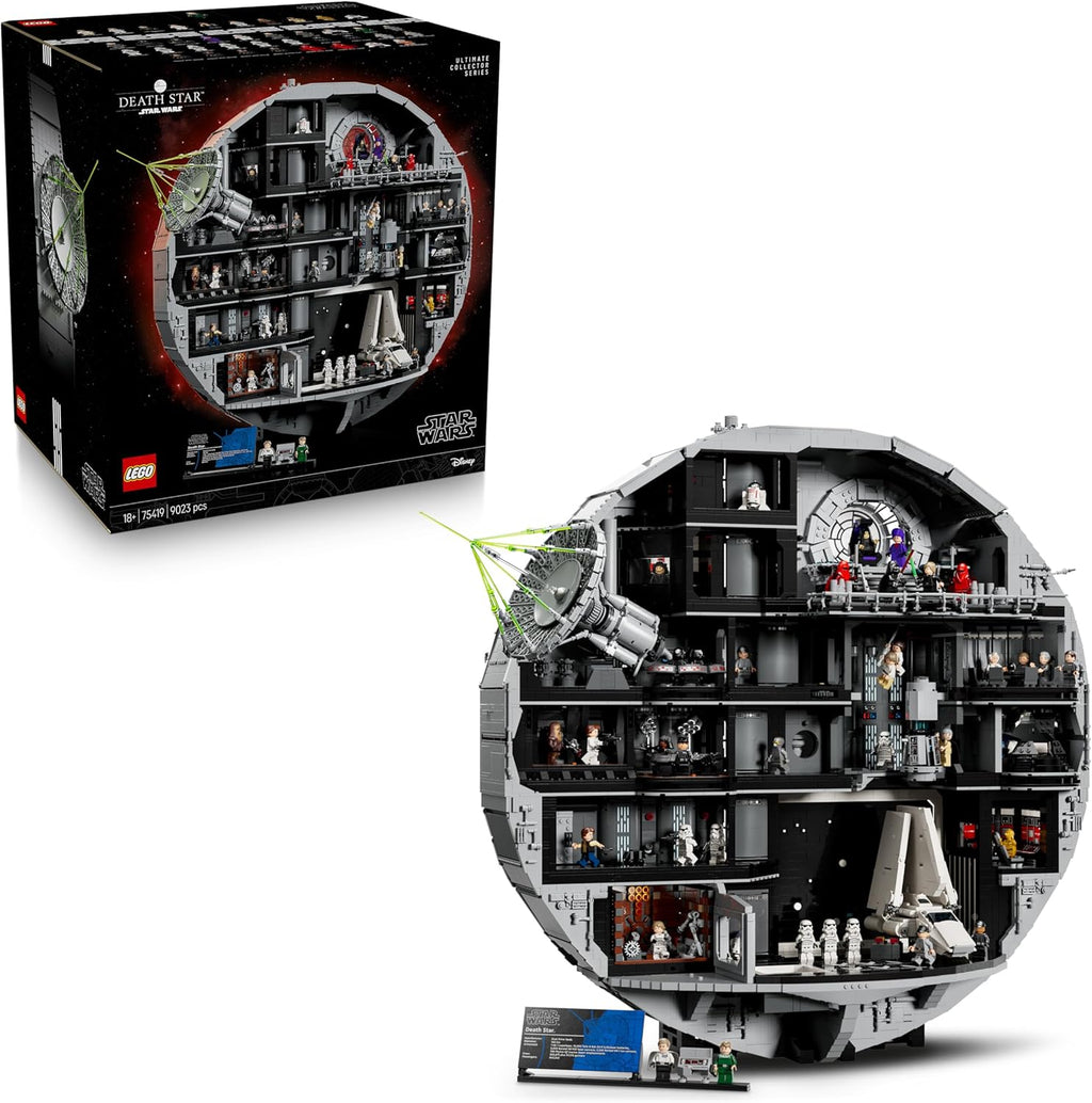 Star Wars 75419 Estrella de la Muerte - Maqueta para Adultos Interactiva UCS con 36 Minifiguras Inc. Luke Skywalker, Han Solo y Darth Vader - Regalo de Colección para Hombres y Mujeres Fans