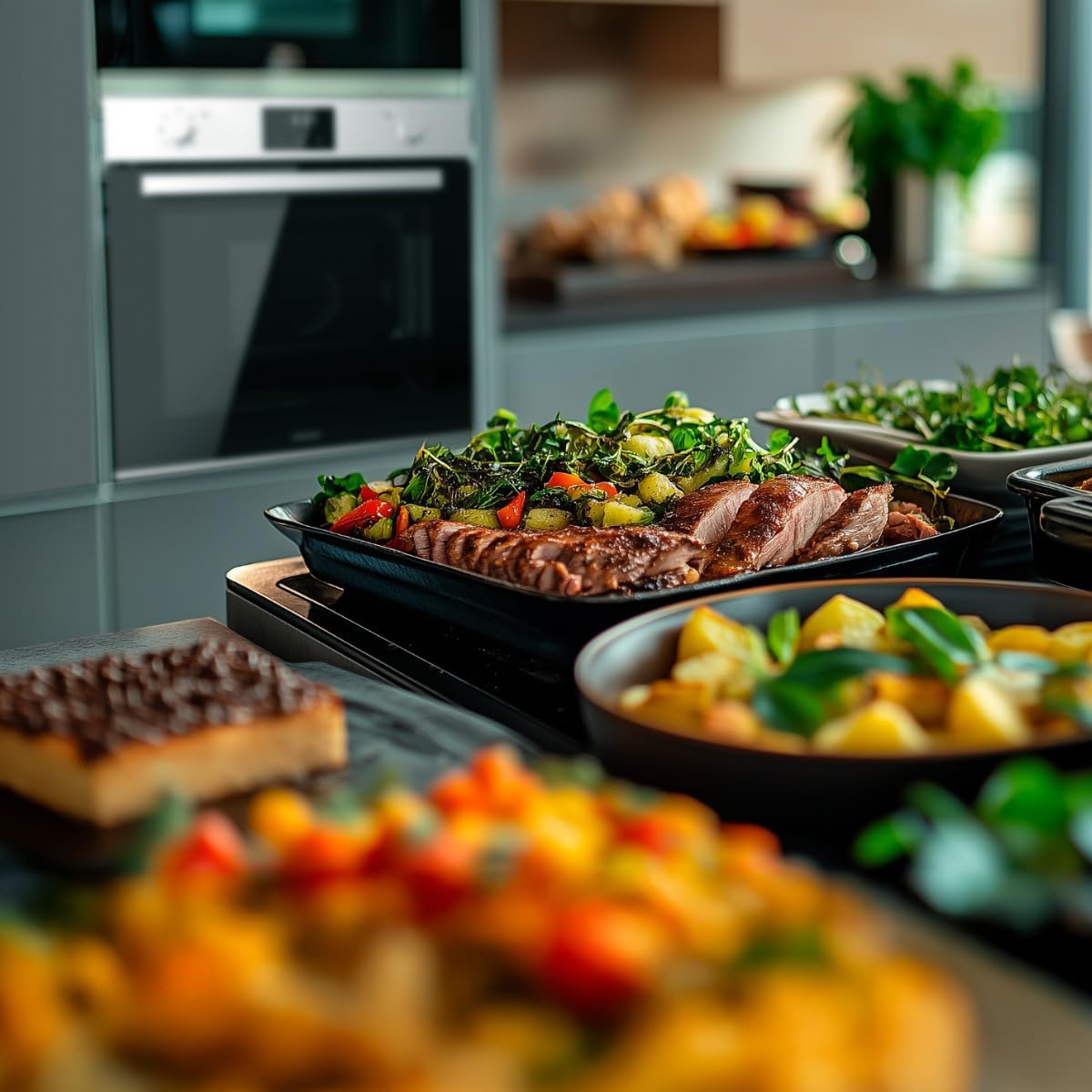 Cecotec Horno Integrable Multifunción 70L Bolero Hexa M226001 Line A. 2800W, 7 Funciones, Display, Steam Base XXL, Steam Assist, Steam EasyClean, Cooling Fan, Modo Eco, Modo Convección, Modo Grill
