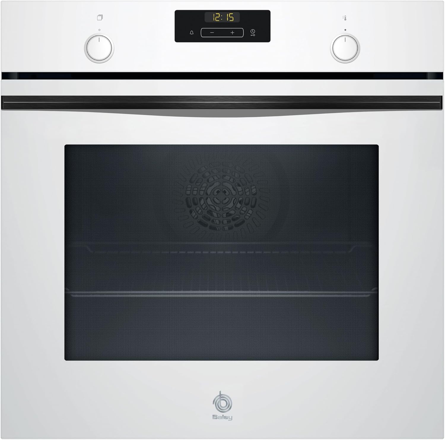 Balay – Horno multifunción, 60 cm de ancho, 71L, Serie Cristal, Función Freidora de aire, Aqualisis, blanco, 3HB5159B4