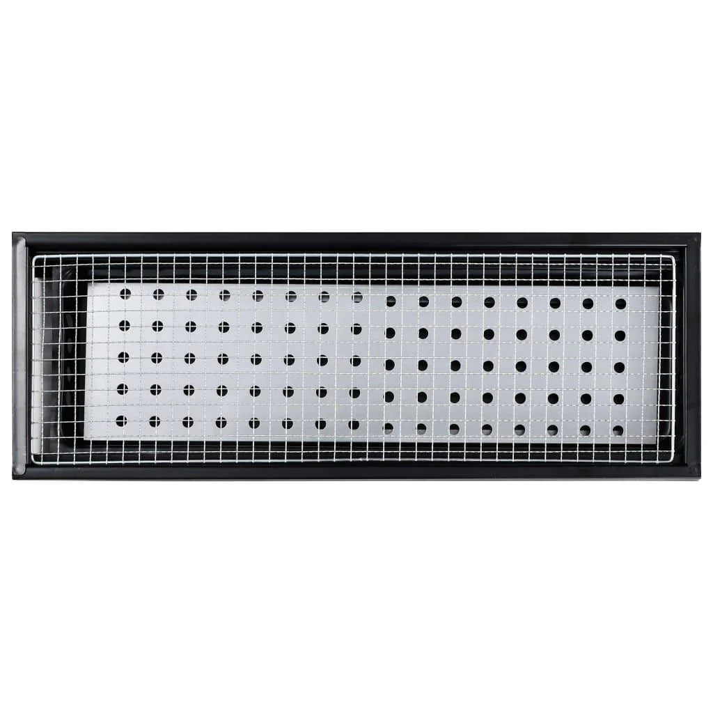Barbacoa Portátil Para Camping De Acero 60x22,5x33 Cm Vidaxl