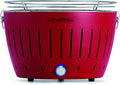 LotusGrill G-RO-34 - Barbacoa de carbón sin humo 35 x 26 x 23.4, color rojo