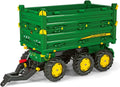 Rolly Toys 12/504/3 Rollymulti Trailer John Deere - Remolque de juguete de 3 ejes , Modelos/colores Surtidos, 1 Unidad