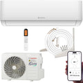 HANTECH Split aire acondicionado 12000 BTU H-PRO función de calefacción y refrigeración, filtro de aire, WIFI, material de montaje