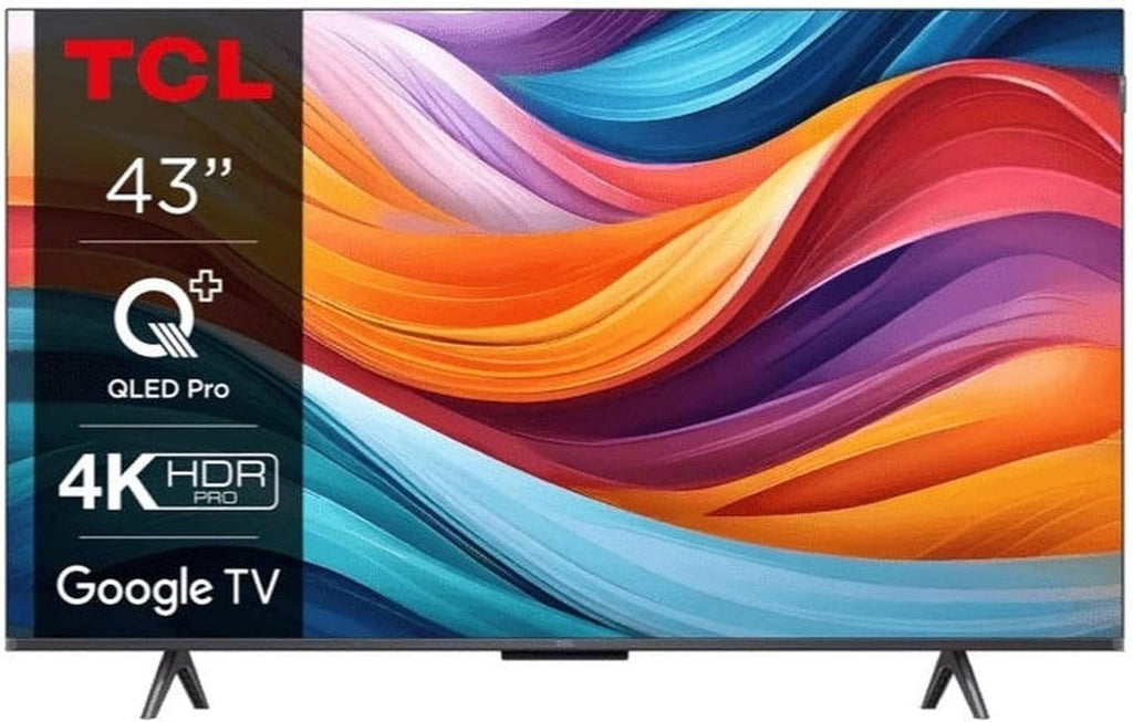 TCL 32V5C - Smart QLED Full HD 32-calowy telewizor Direct LED z systemem Android TV i HDR - kompatybilny z Google Cast i Google Home, smukła konstrukcja [klasa efektywności energetycznej F]