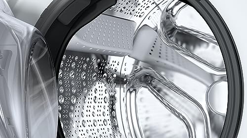 2025 Bosch WAN282K3, Serie 4, Lavadora de carga frontal, 8 kg, 1400 rpm, SpeedPerfect, máximo ahorro de energía y agua, función de añadir ropa, especialmente higiénica, AquaStop, IronAssist