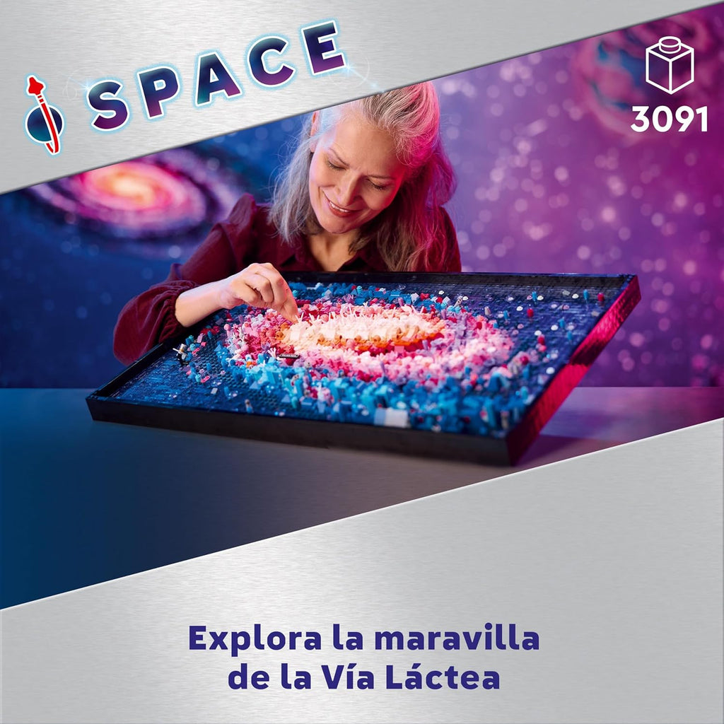 Art Galaxia Vía Láctea Arte Mural y Decoración de Pared para el Salón y Hogar, Regalo Creativo de Astronomía para Hombres y Mujeres, Maqueta para Adultos, Póster 3D 31212