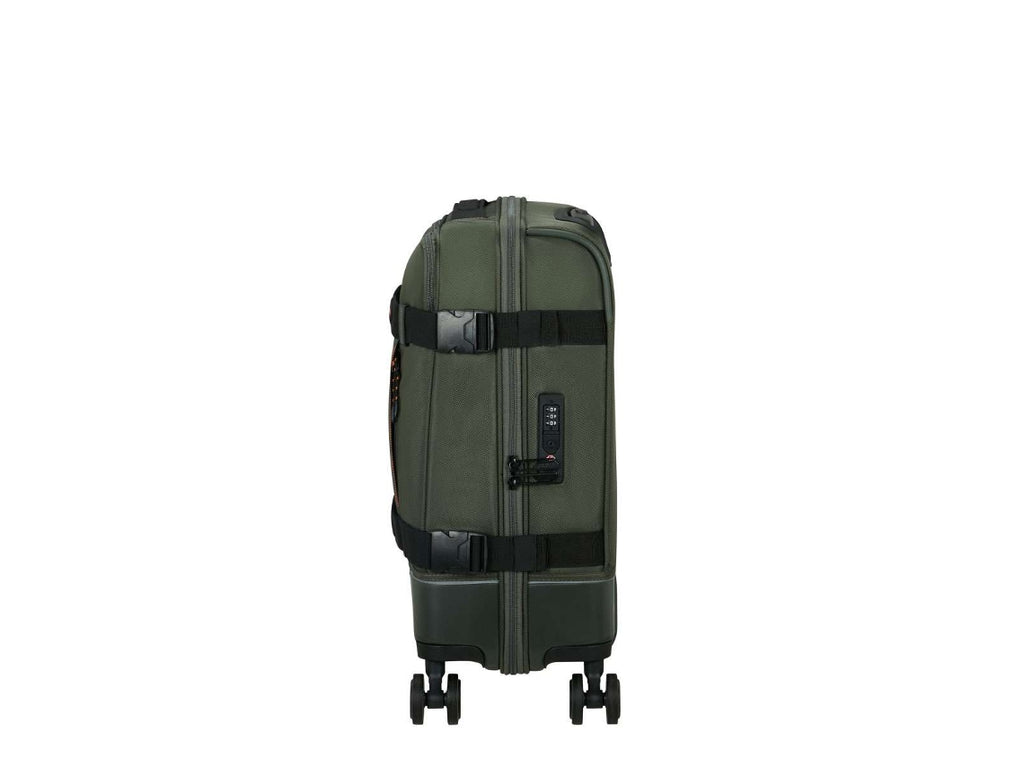 Mala De Cabina Interior Pista 55cm 4 Rodas Caqui Escuro 41.5 l American Tourister
