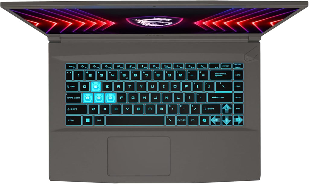 MSI Thin 15 B12UC-1842XES - Ordenador portátil de 15.6" Full HD (Intel Core i5-12450H, 16GB RAM, 512GB SSD, NVIDIA RTX 3050, Sin Sistema operativo) Color Gris - Teclado QWERTY español