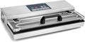 Lacor - 69540 - Envasadora al vacio, Máquina de vacio, Selladora de Alimentos, Acero inoxidable, Libre BPA, Sellado Hermético, 650W, 40cm, Inox