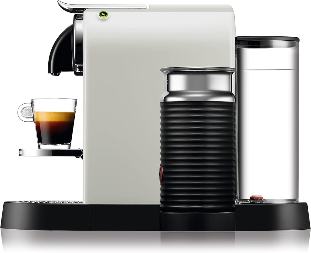 DeLonghi Nespresso Citiz EN267.WAE Cafetera con cápsulas, sistema de extracción especial, 1710 W, 1 L, plástico, Blanco