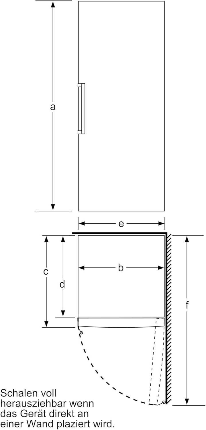 Bosch GSN51AWCV Serie 6 - Congelador independiente, 161 x 70 cm, 175 kWh por año, color blanco, 290 L, tamaño XXL, iluminación LED, VarioZone, NoFrost