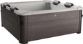 MSPA Tribeca para 6 Personas, 160 x 160 x 65 cm, 120 chorros de Masaje en 3 intensidades, desinfección UVC y ozono, utilizable Todo el año, Exterior e Interior, PVC Resistente de 6 Capas,