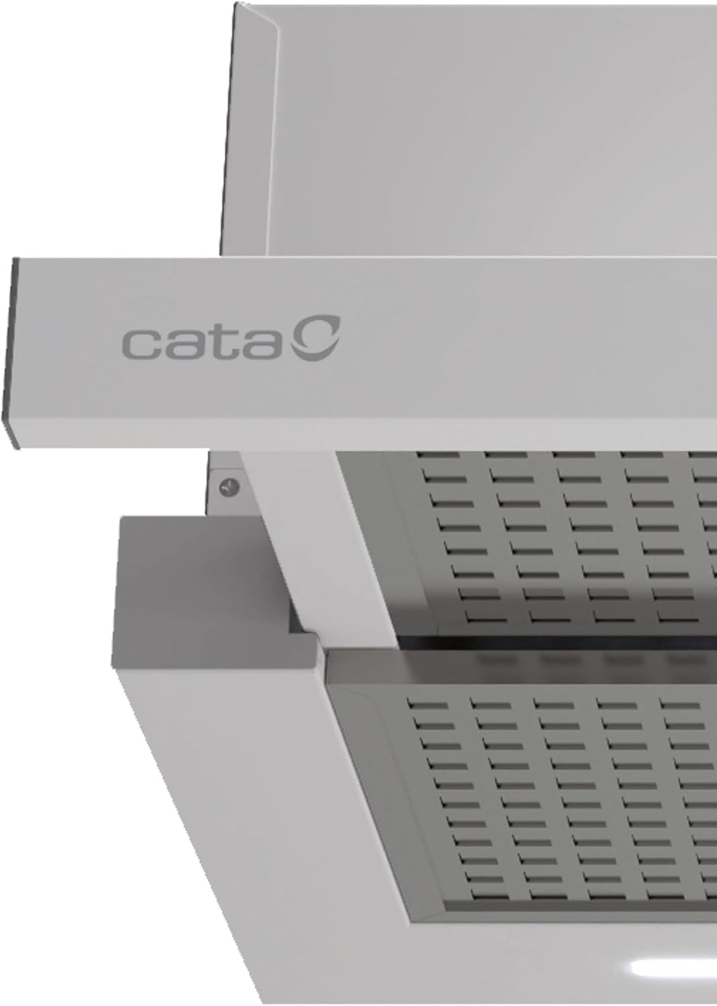 Cata Campana Extractora TFH 6830 GWH 6 Niveles de Extracción Panel de Control Táctil Nivel Sonoro 46 db Motor Extra Silencioso Iluminación LED Interior Blindado Fácil Limpieza Ancho 60 cm Color Blanco