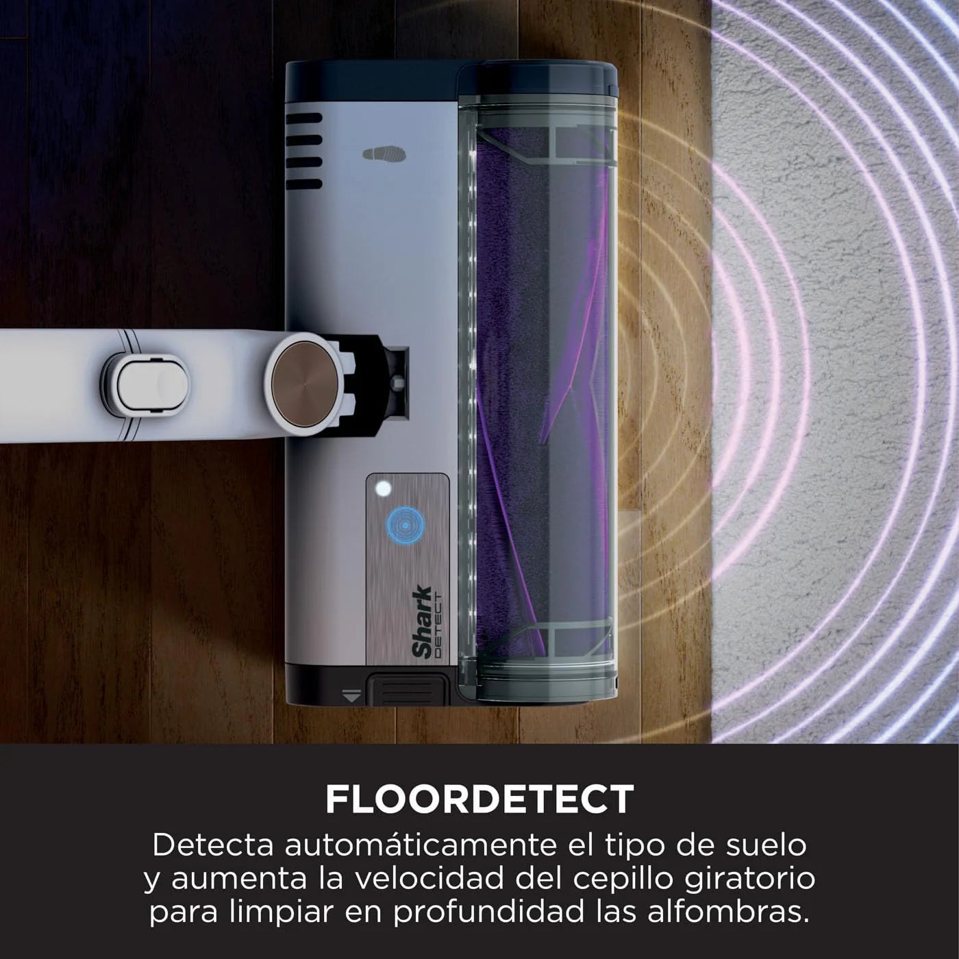 Shark Detect Clean & Empty Bagless Cordless Vacuum, Dirt Detect Technology and Self-Empty Base 2L 60min Runtime, Anti Hair Wrap and Narrow Nozzle and Brush, White, IW3612EU