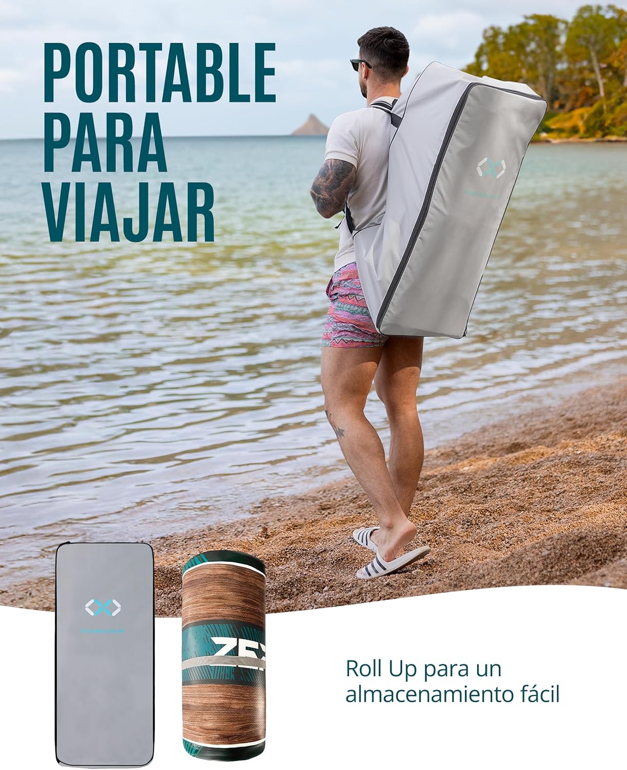 ZLX Tabla de Surf de Remo con Asiento de 320 cm, Inflable, para Adultos, Apta para Principiantes, Amplia y Estable, Antideslizante